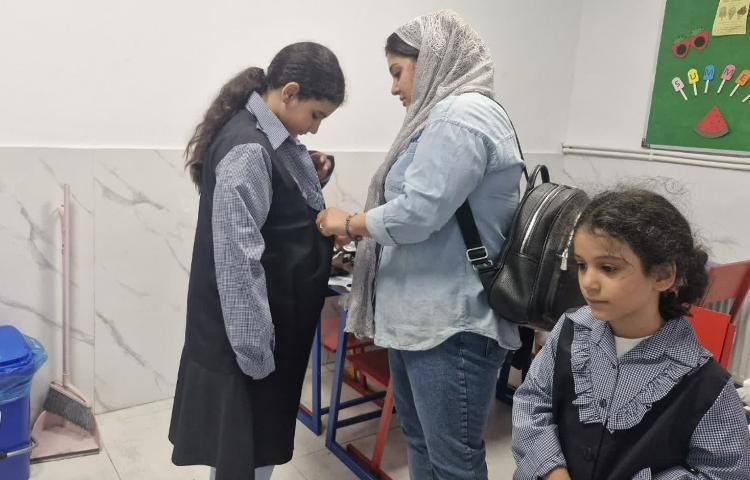 سایزگیری لباس فرم دانش آموزان 3