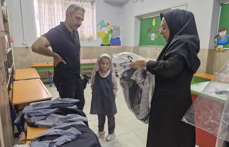 سایزگیری لباس فرم دانش آموزان 5