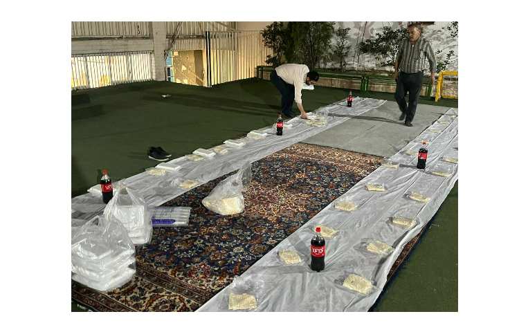 سفره احسان افطاری دانش آموزی 2