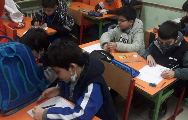 سنجش دانش آموزان دبستان علوی 6