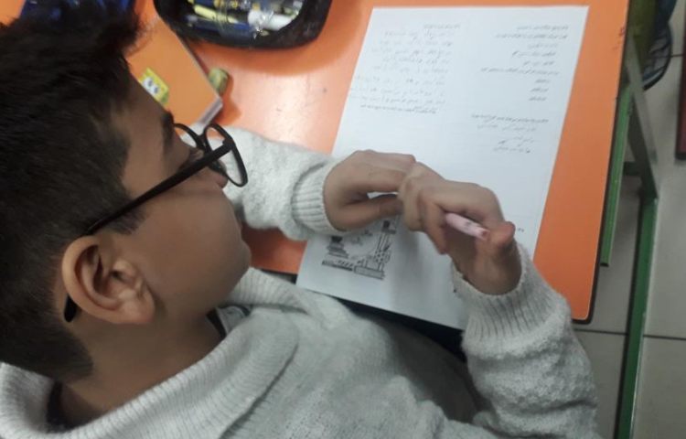 سنجش دانش آموزان دبستان علوی 8