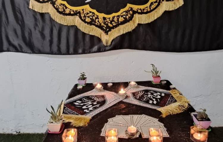 سیاه پوش کردن مدرسه در ایام شهادت حضرت زهرا (س) 1