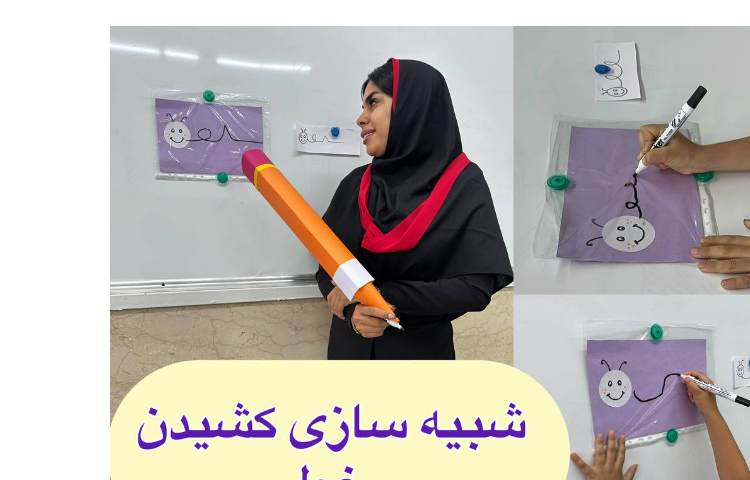 شبیه سازی کشیدن خط کلاس1/1 خانم حسینی