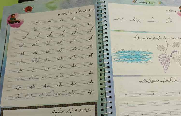 شعر پروانه از گل 3