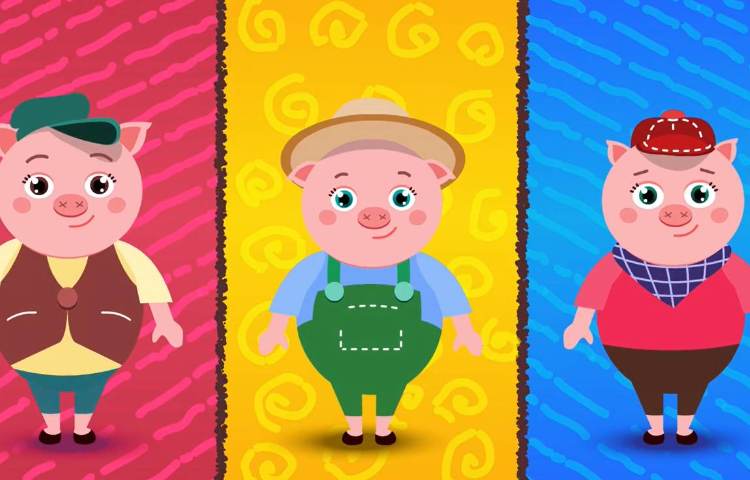 شعر the three little pigs 1