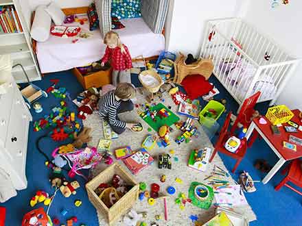 کودک من شلخته است