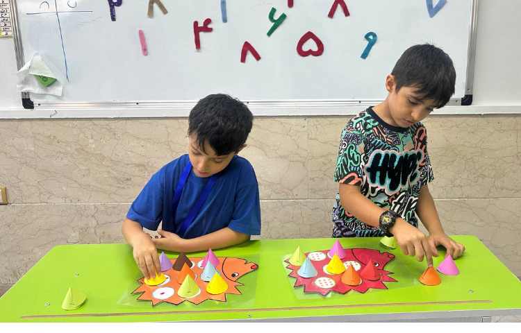 شمارش اعداد کلاس یک 1 7