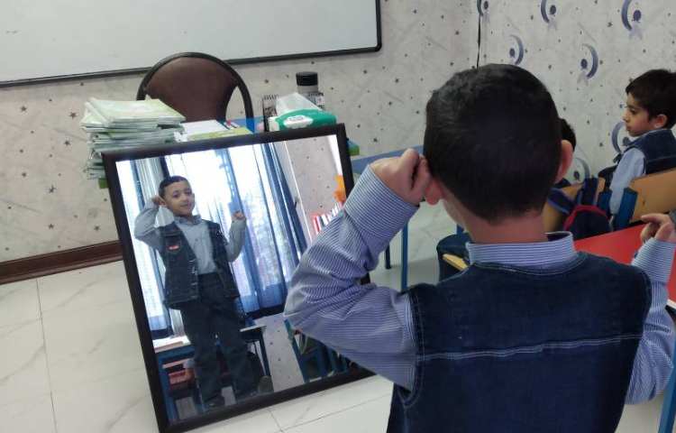 شناخت اعضای بدن با مشاهده در آیینه 1