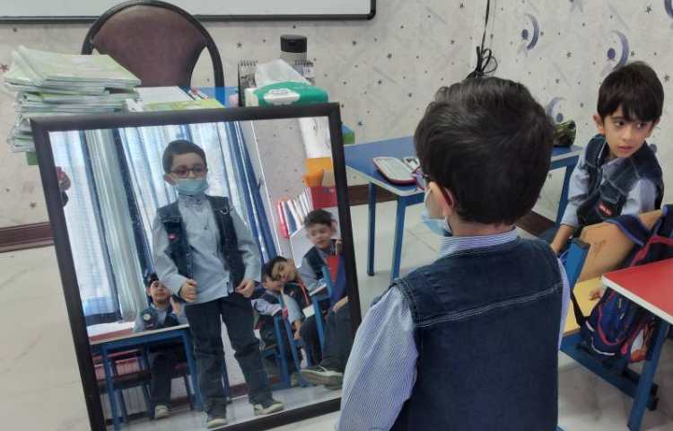 شناخت اعضای بدن با مشاهده در آیینه 2