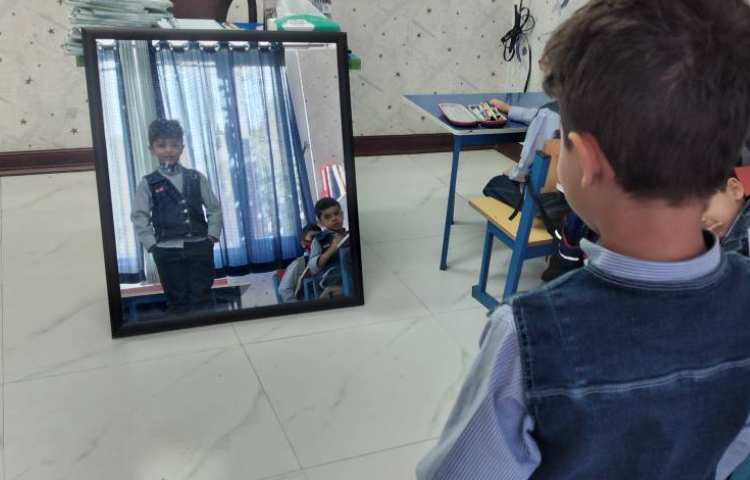 شناخت اعضای بدن با مشاهده در آیینه 3