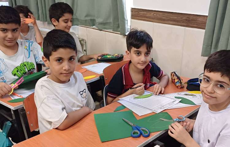 شناخت جمله و کاردستی درخت جمله 2