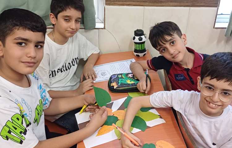 شناخت جمله و کاردستی درخت جمله 3