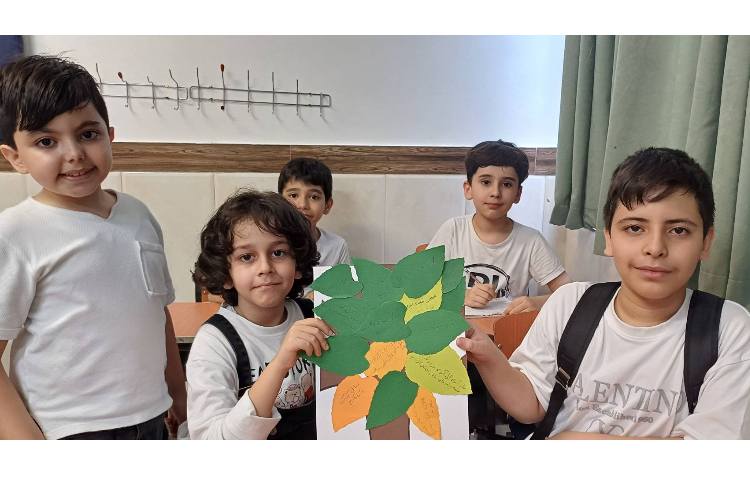 شناخت جمله و کاردستی درخت جمله 5