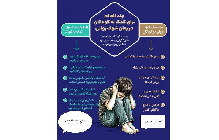 شوک روانی کودکان در زمان بحران