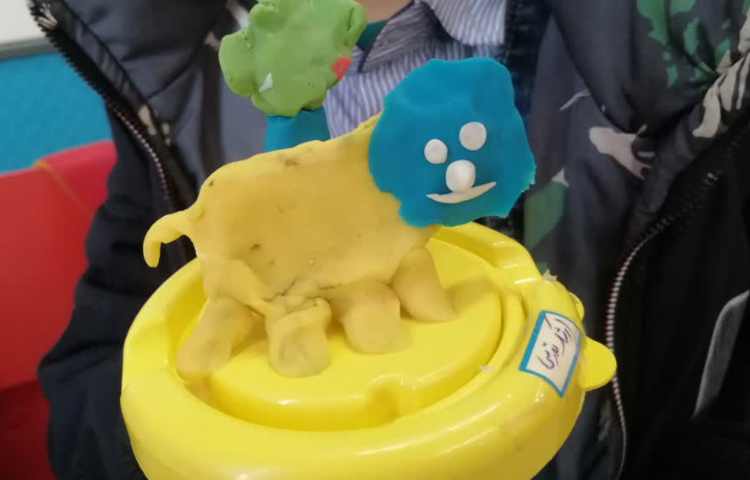 شیر و درخت با خمیربازی 1