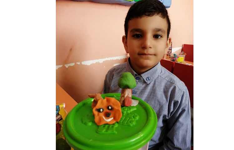 شیر و درخت با خمیربازی 9