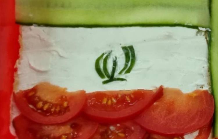 صبحانه سالم با تم پرچم ایران پایه دوم 11