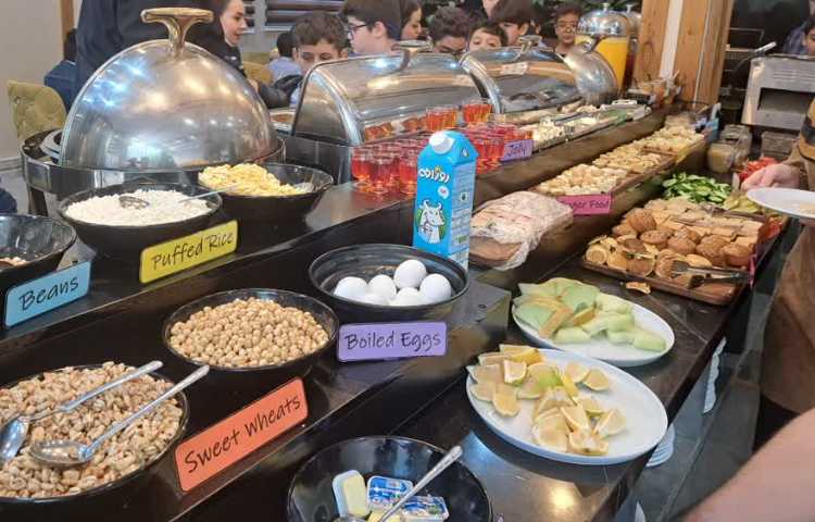 صبحانه هتل اروین 9