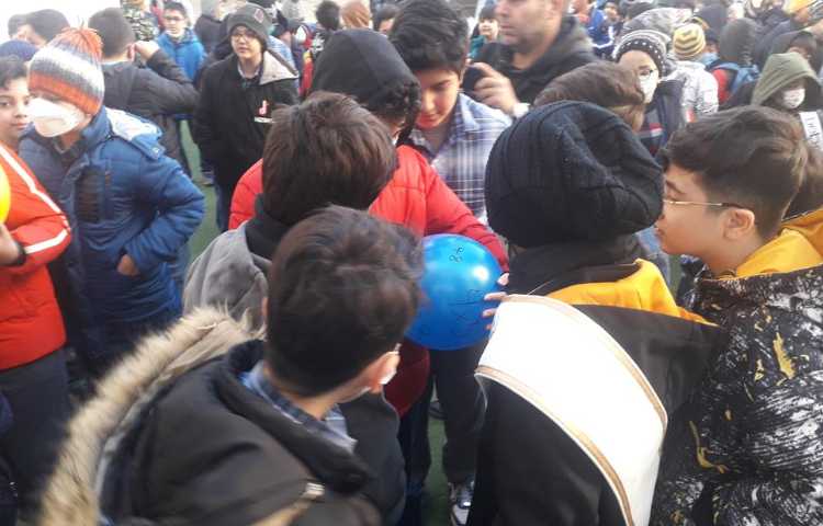 صبحگاه زبانی هفته ملی علوم دانش آموزان دبستان علوی 4