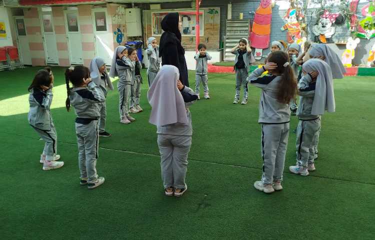 صبحگاه پیش دبستان