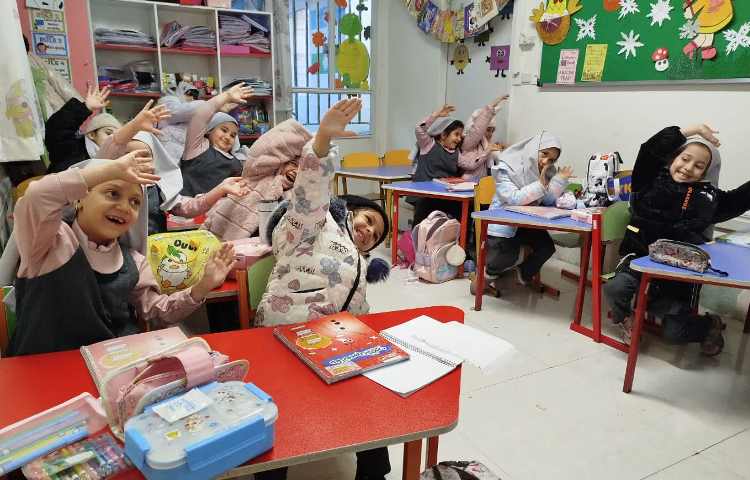 صبحگاه کلاسی پایه پیش دبستان 1