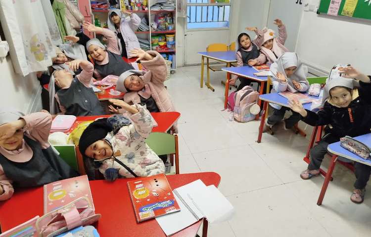 صبحگاه کلاسی پایه پیش دبستان 3