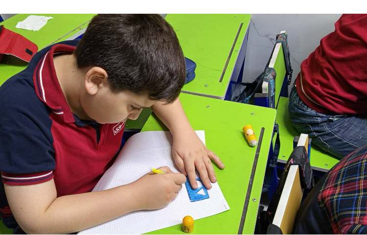 ضرب مساحتی به کمک کاغذ شطرنجی 6