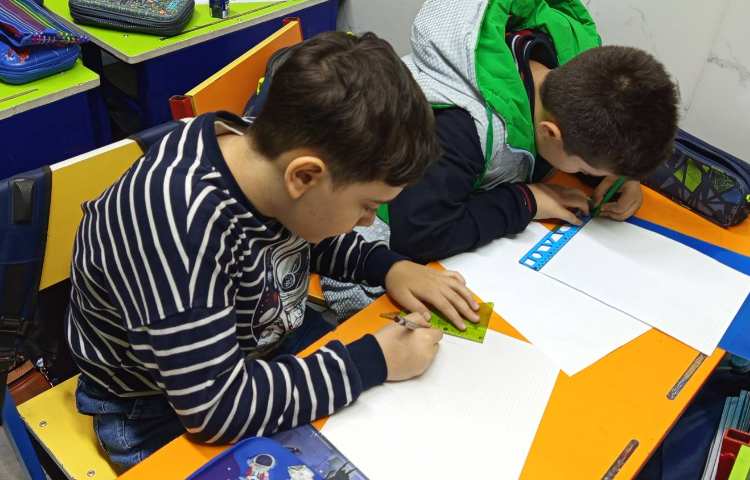 ضرب مساحتی به کمک کاغذ شطرنجی 7