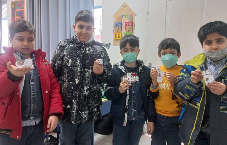 طرح سنجش استعداد فضایی همراه با ساخت مکعب مربع 1