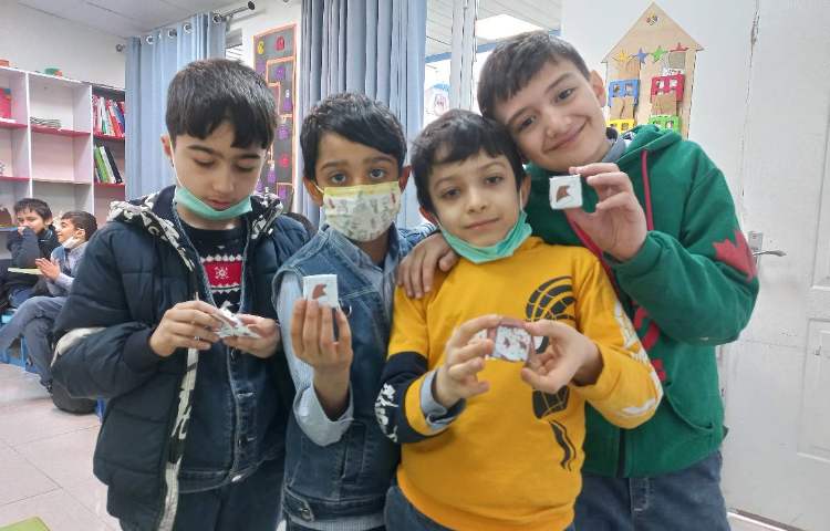 طرح سنجش استعداد فضایی همراه با ساخت مکعب مربع