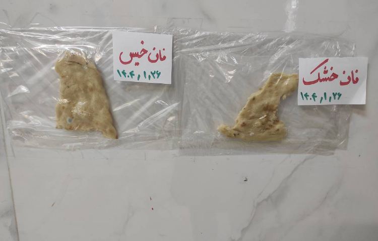 علوم آزمایش اثر آب بر مواد 1