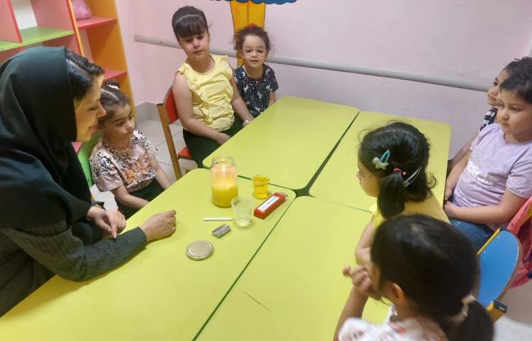 علوم ( آزمایش خاموشی شمع بدون فوت) 1