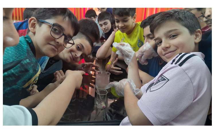 علوم آزمایش رنگبری کلاس 6/2 1