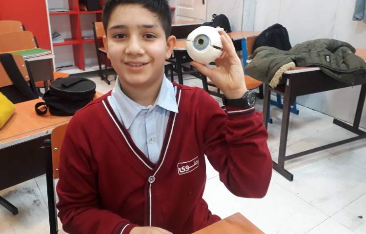 علوم - آشنایی با اجزای گوش و چشم 3