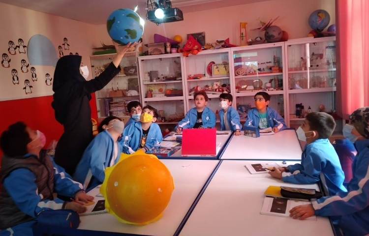 :علوم، آموزش شب و روز و کار با دماسنج، کلاس فضانوردان