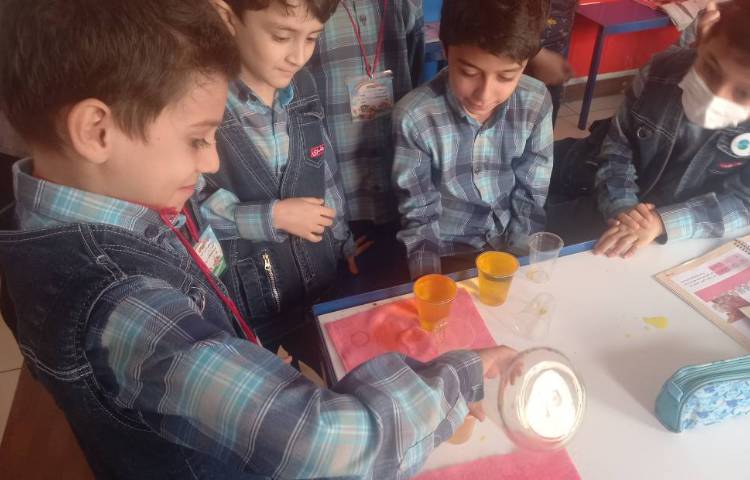 :علوم، تدریس مبحث اندازه گیری مواد(مایعات)، کلاس زمین 4