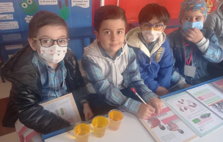 :علوم، تدریس مبحث اندازه گیری مواد(مایعات)، کلاس مریخ 6