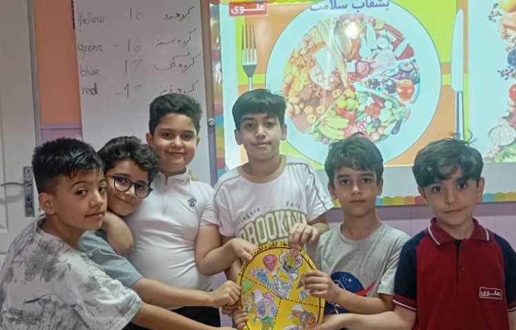 علوم ،دست ورزی مبحث هرم غذایی و بشقاب سلامت 1