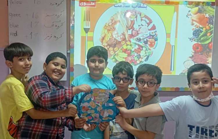 علوم ،دست ورزی مبحث هرم غذایی و بشقاب سلامت 2