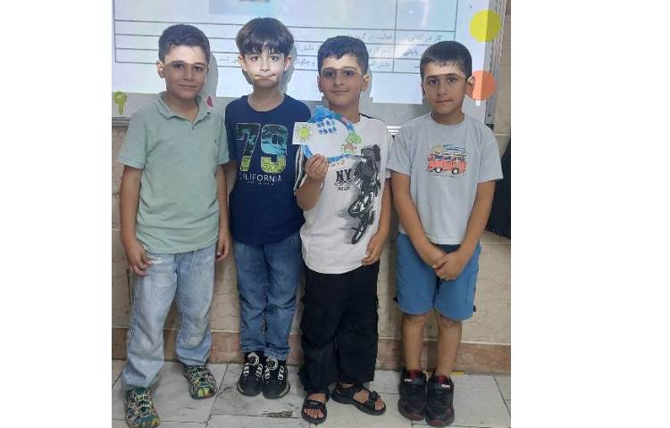 علوم :کاردستی چرخه ی اب 3