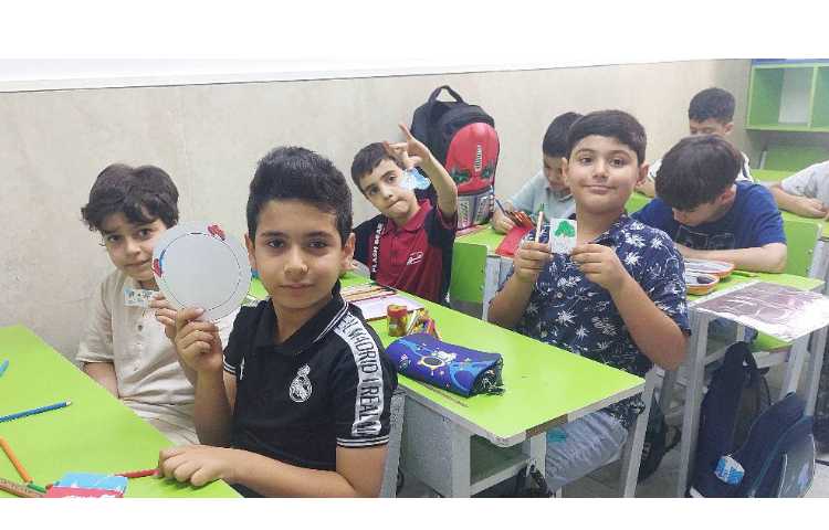 علوم :کاردستی چرخه ی اب 5