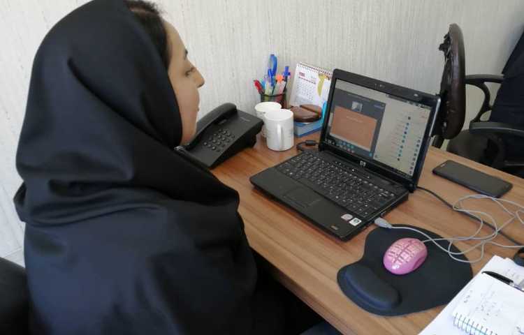 عکس از جلسه آنلاین مشاوره گروهی