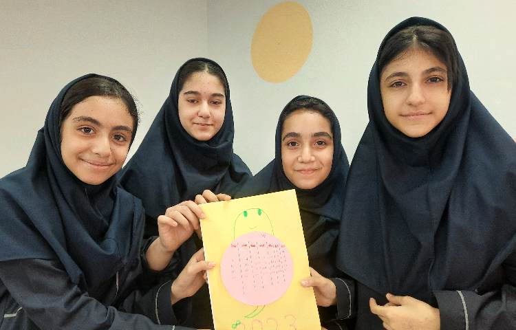 عکس مصور از کلاس زبان 5