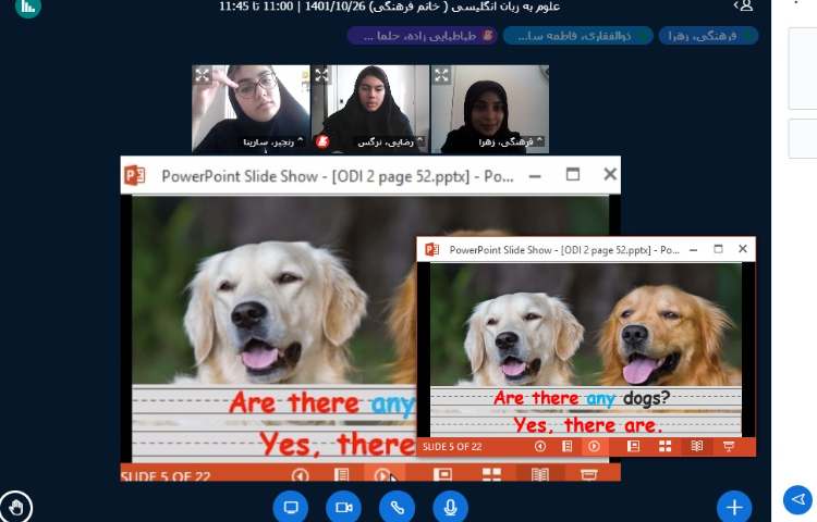 عکس Holding online classes 2