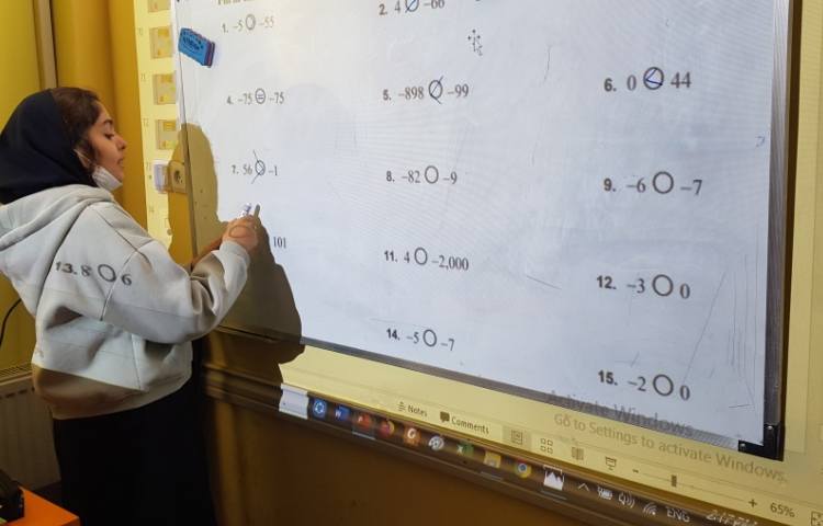 عکس math English class 6