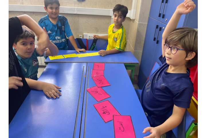 فارسی،تمرین جمله سازی(کلمات به هم ریخته) 6