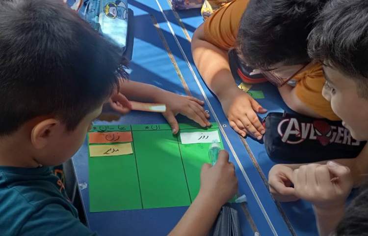 فارسی،دست ورزی فارسی مبحث نشانه های جمع 4