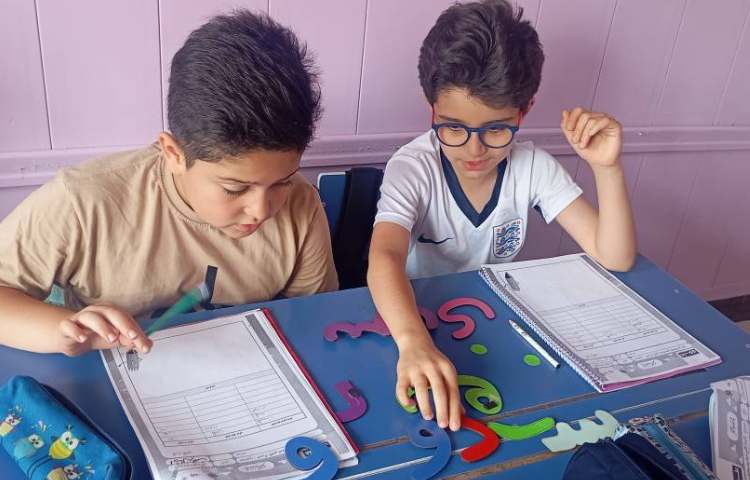 فارسی،دست ورزی و بازی مبحث حروف بهم ریخته 5