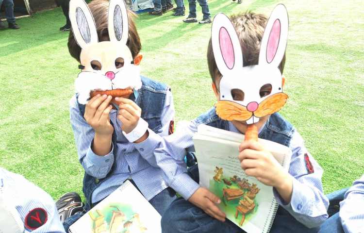 فارسی،کلاس بدون دیوار، اجرای نمایشی مدرسه خرگوش ها 1