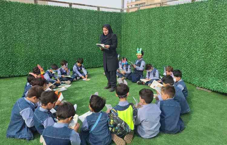 فارسی،کلاس بدون دیوار، اجرای نمایشی مدرسه خرگوش ها 4